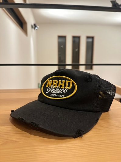 PALACE x NEIGHBORHOOD Mesh Trucker "Black Denim"