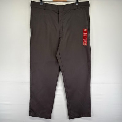 古着 デッドストック ディッキーズ Dickies パンツ チノパン 874 ジッパーフライ 大きいサイズ W40 L32 グレー系 メンズ