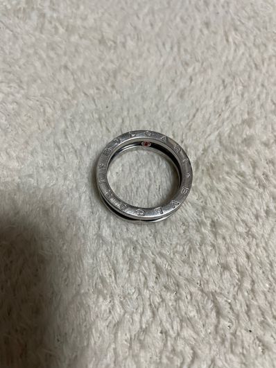 BVLGARI Save The Children Ring "Black/Silver Ceramic"