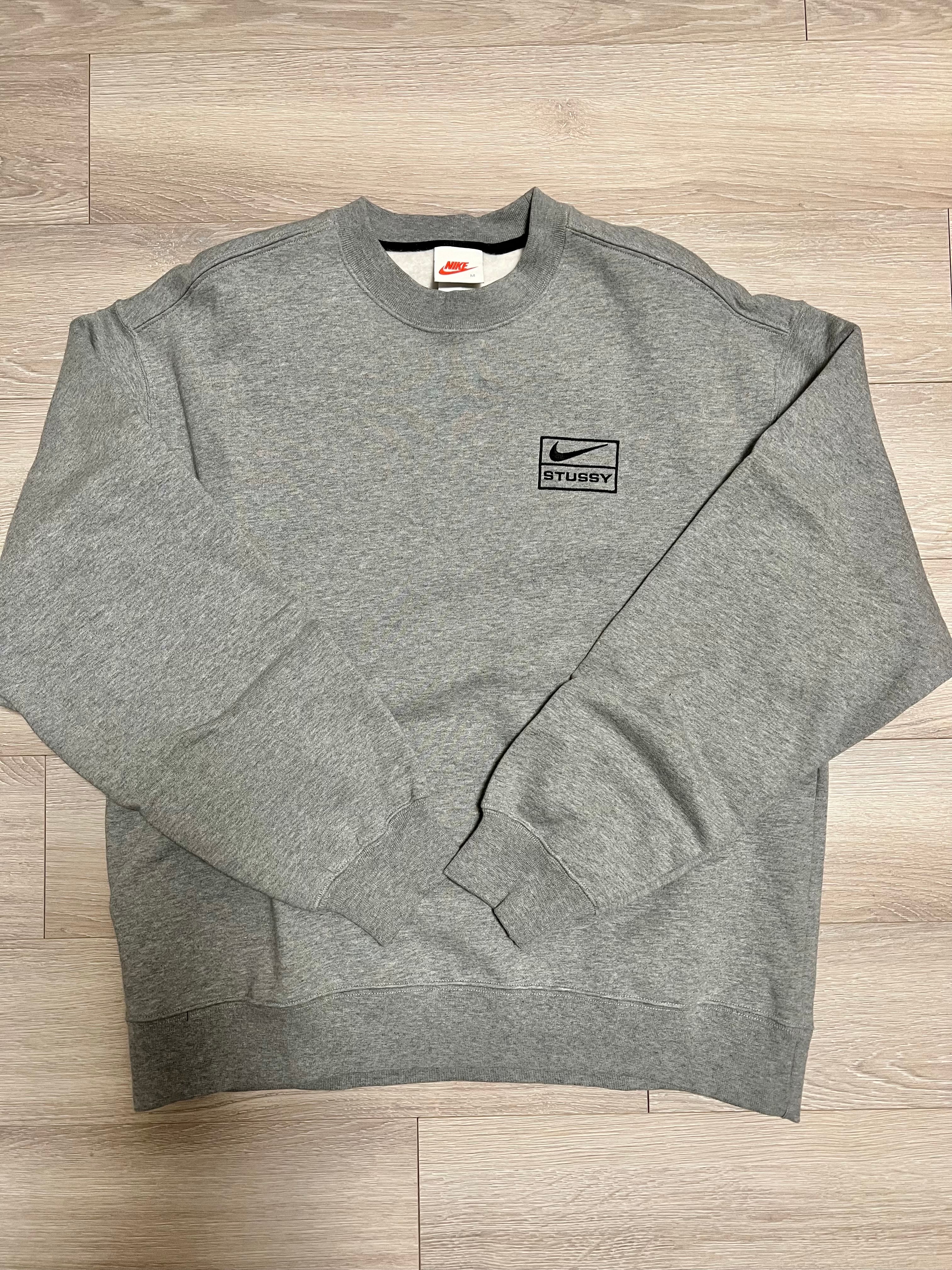 Nike x Stussy NRG BR Crew Fleece "Grey" 