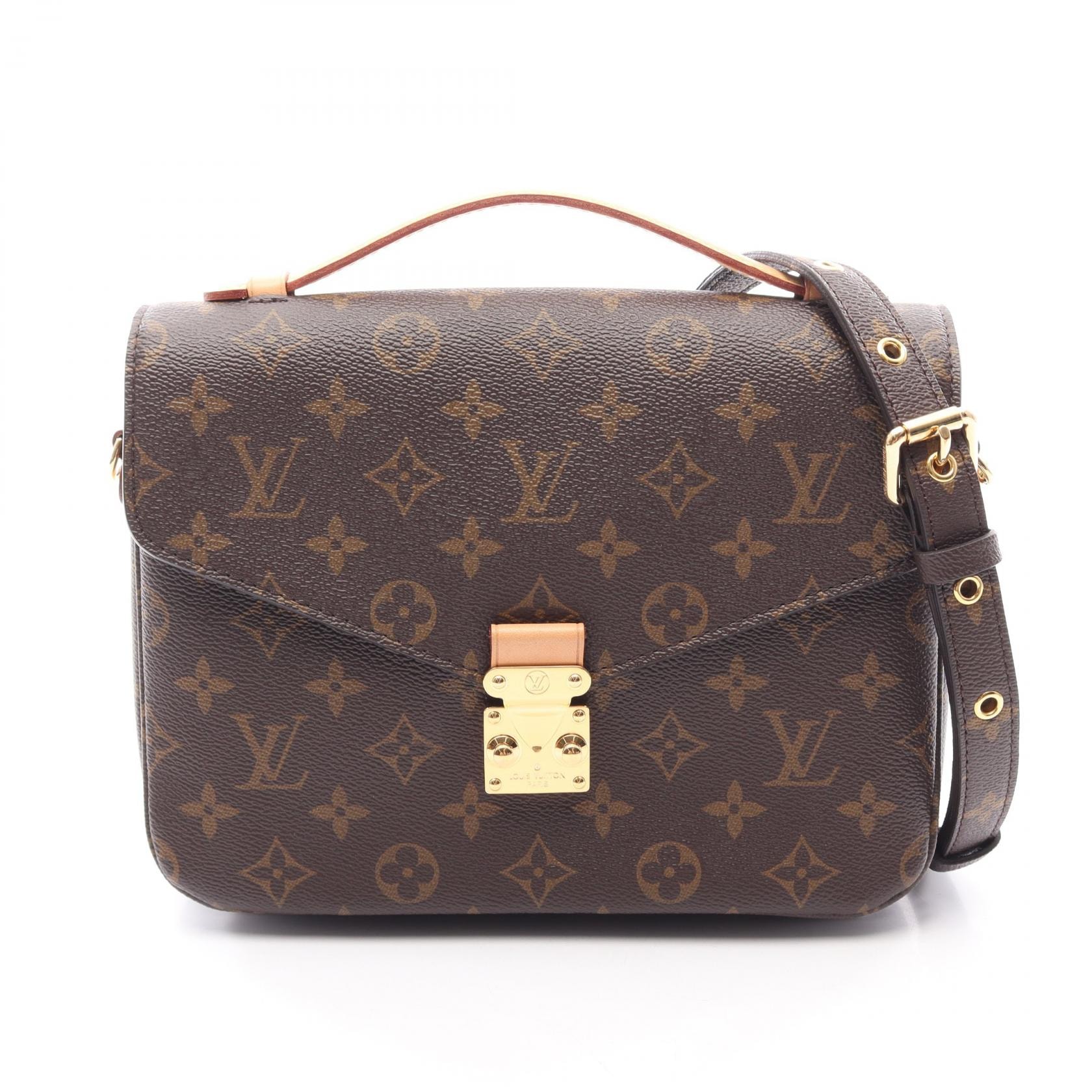 ルイ・ヴィトン LOUIS VUITTON ポシェット メティス MM 2WAY ハンドバッグ バッグ PVCコーティングキャンバス レザー モノグラム レディース ブラウン系 M44875 【中古】