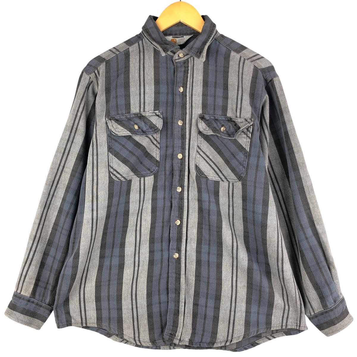 古着 カーハート Carhartt チェック柄 長袖 ライトネルシャツ メンズXL相当/eaa602769