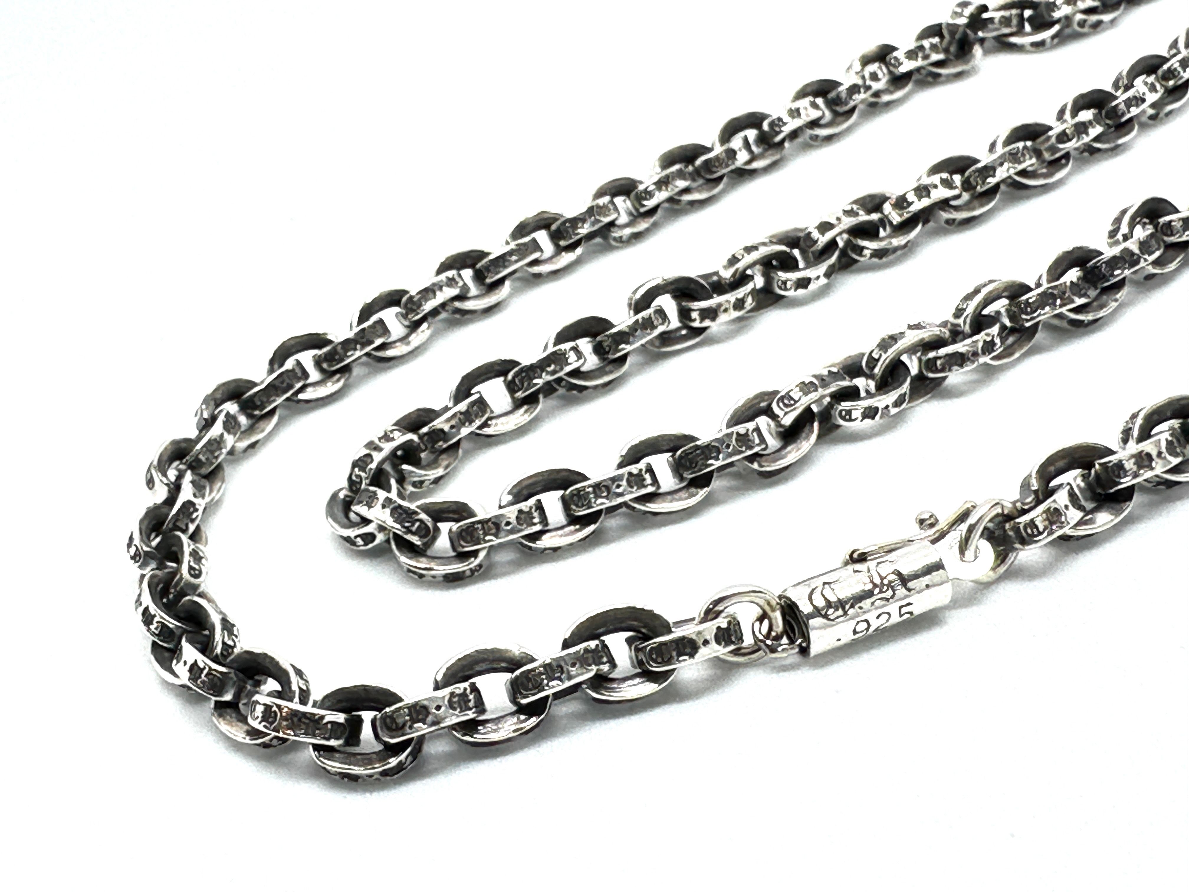 Chrome Hearts Paper Chain Necklace 50cm (20inch) "Silver"