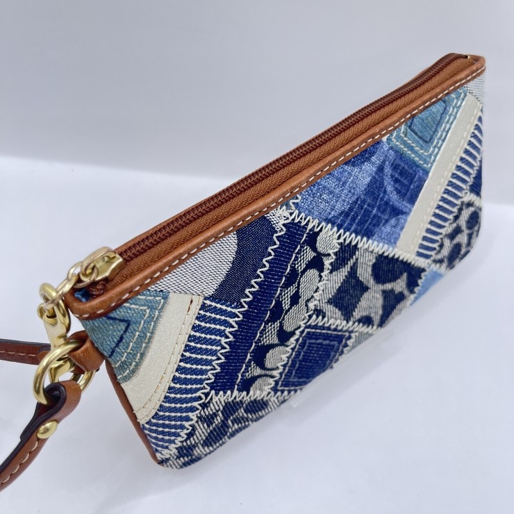 B (目立った傷や汚れなし)】COACH（コーチ）デニム パッチワーク