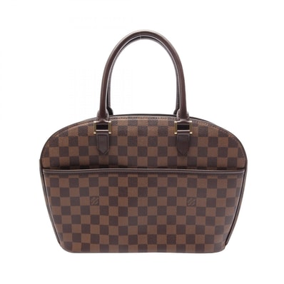 ルイ・ヴィトン LOUIS VUITTON サリア オリゾンタル ダミエエベヌ ハンドバッグ バッグ PVCコーティングキャンバス レザー レディース ブラウン系 N51282 【中古】