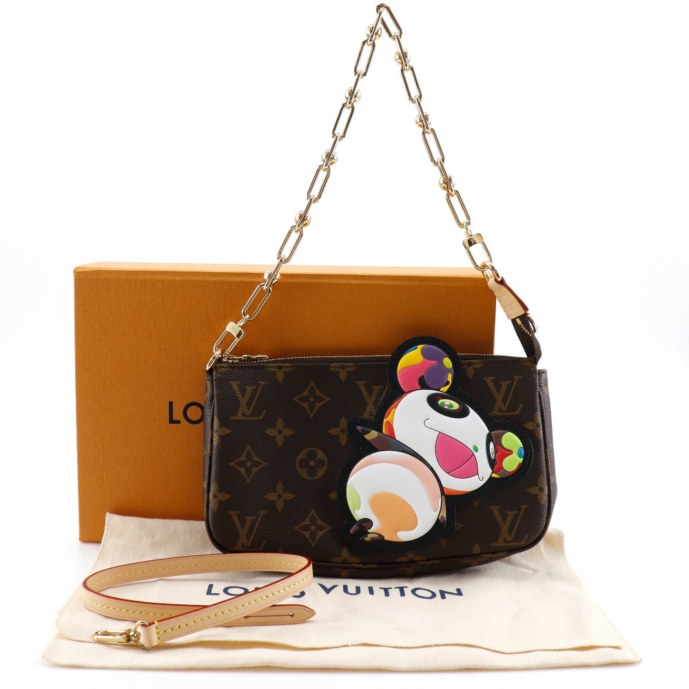 A (未使用に近い)】ルイ・ヴィトン LV TM ポシェット・アクセソワール