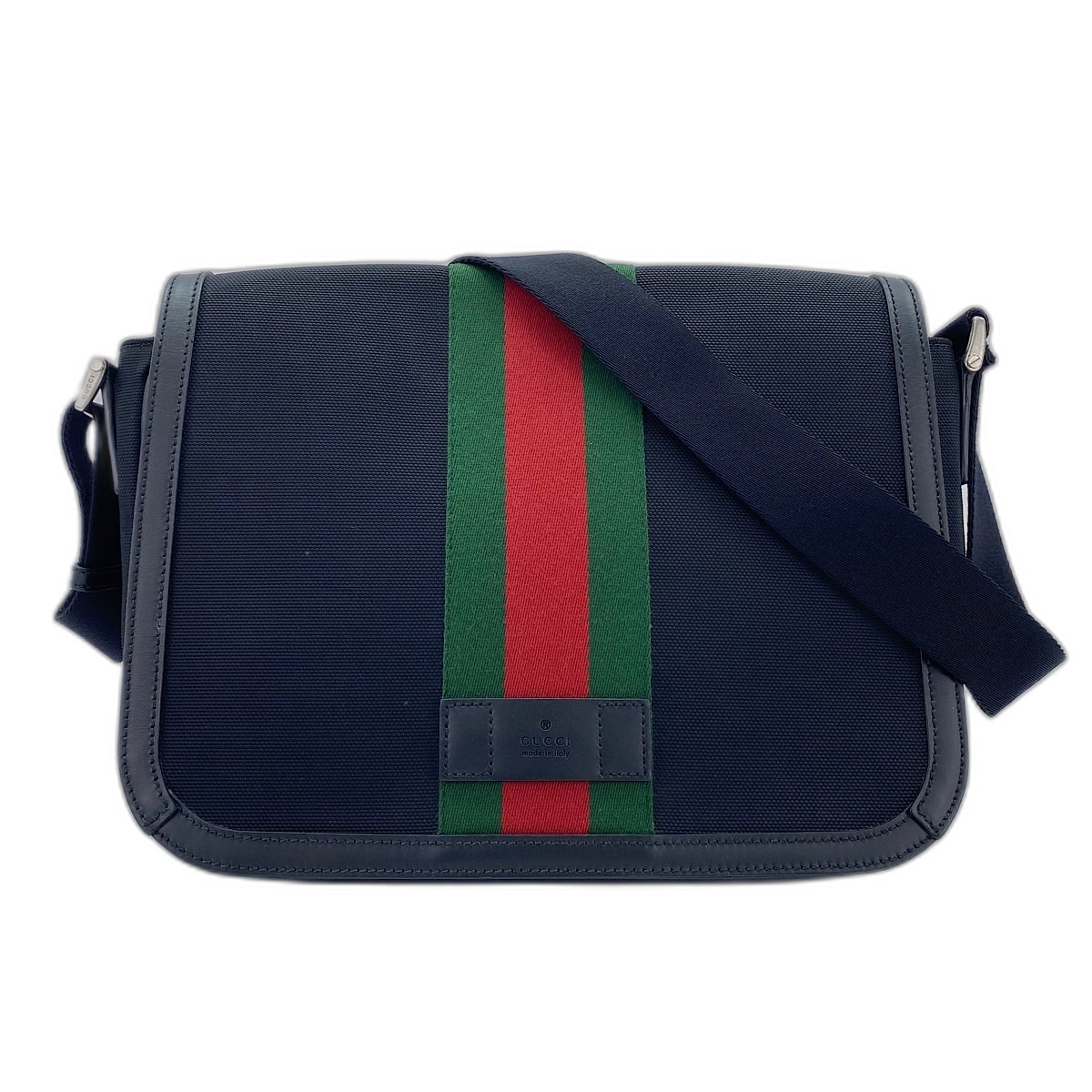 グッチ GUCCI ウェブテクノ ショルダーバッグ【中古】