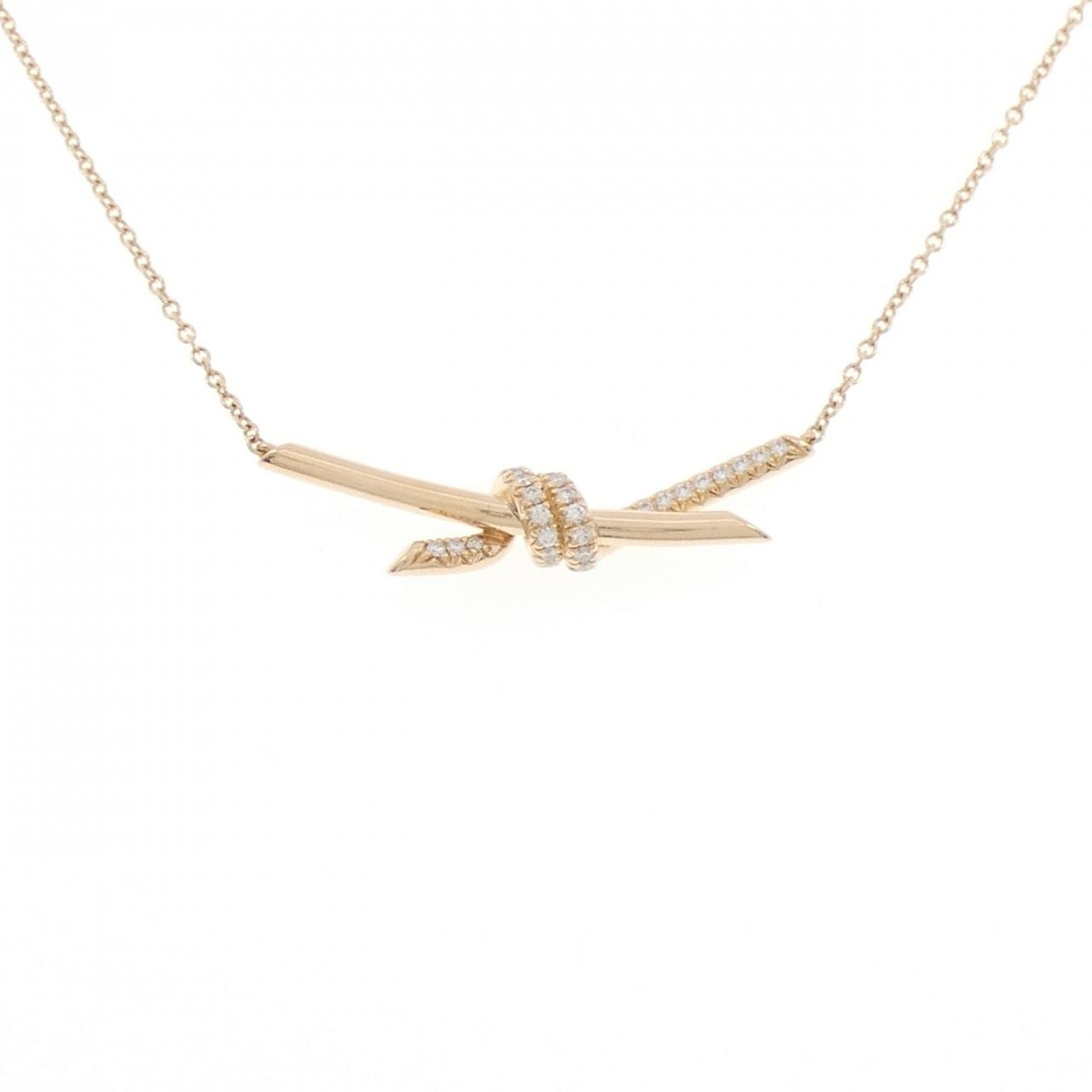 ティファニー ノット ネックレス 0.25CT