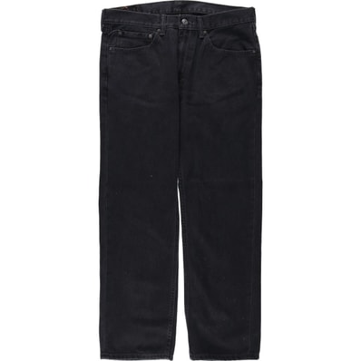 古着 リーバイス Levi's 505 ブラックデニム テーパードデニムパンツ メンズw35相当/eaa663649