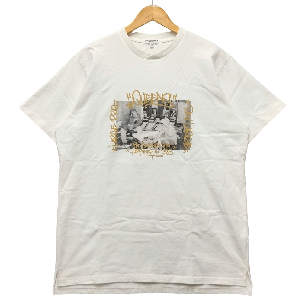ENGINEERED GARMENTS エンジニアードガーメンツ EXPANSION NY QUEENS 1998 プリント 半袖Tシャツ 52766