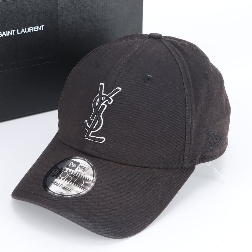 B (目立った傷や汚れなし)】□美品 イヴ サンローラン YSL NEW ERA B (目立った傷や汚れなし)】□美品 イヴ サンローラン YSL NEW ERA