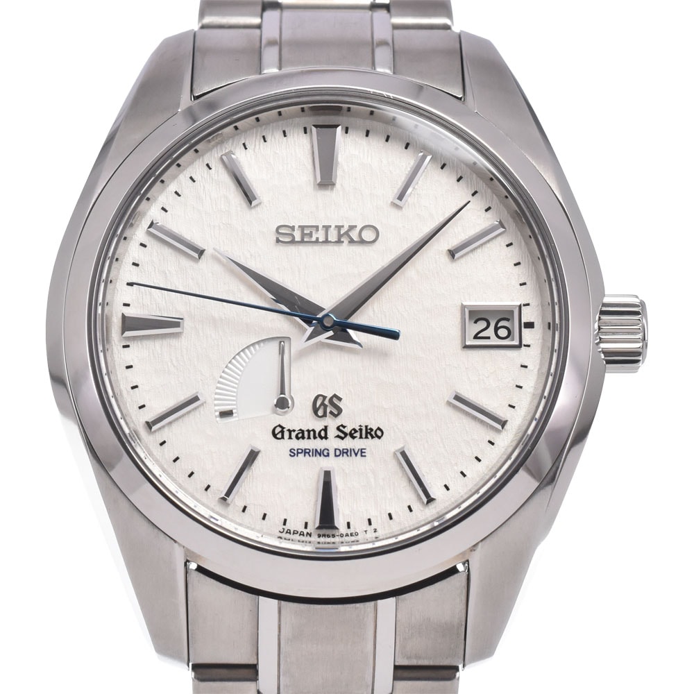 セイコー SEIKO SBGA211/9R65-0AE0 グランドセイコー ヘリテージコレクション 雪白 スプリングドライブ メンズ 良品 腕時計 Q#149017
