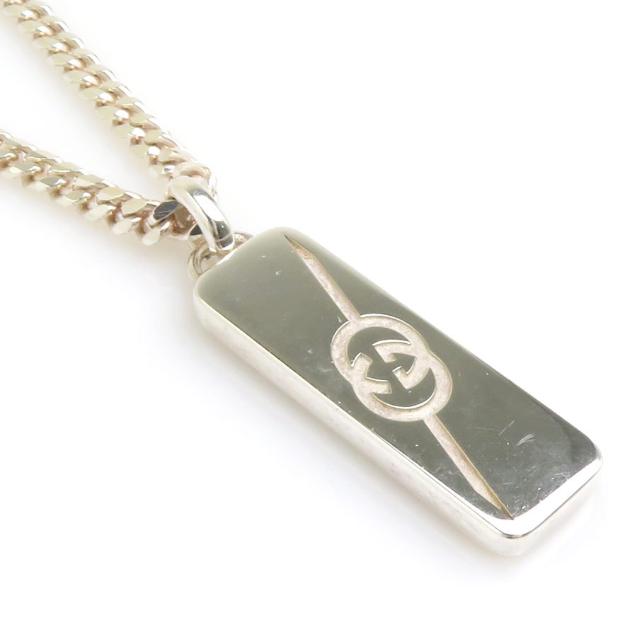 グッチ GUCCI ネックレス シルバー925 シルバー ユニセックス【中古】 h32575j