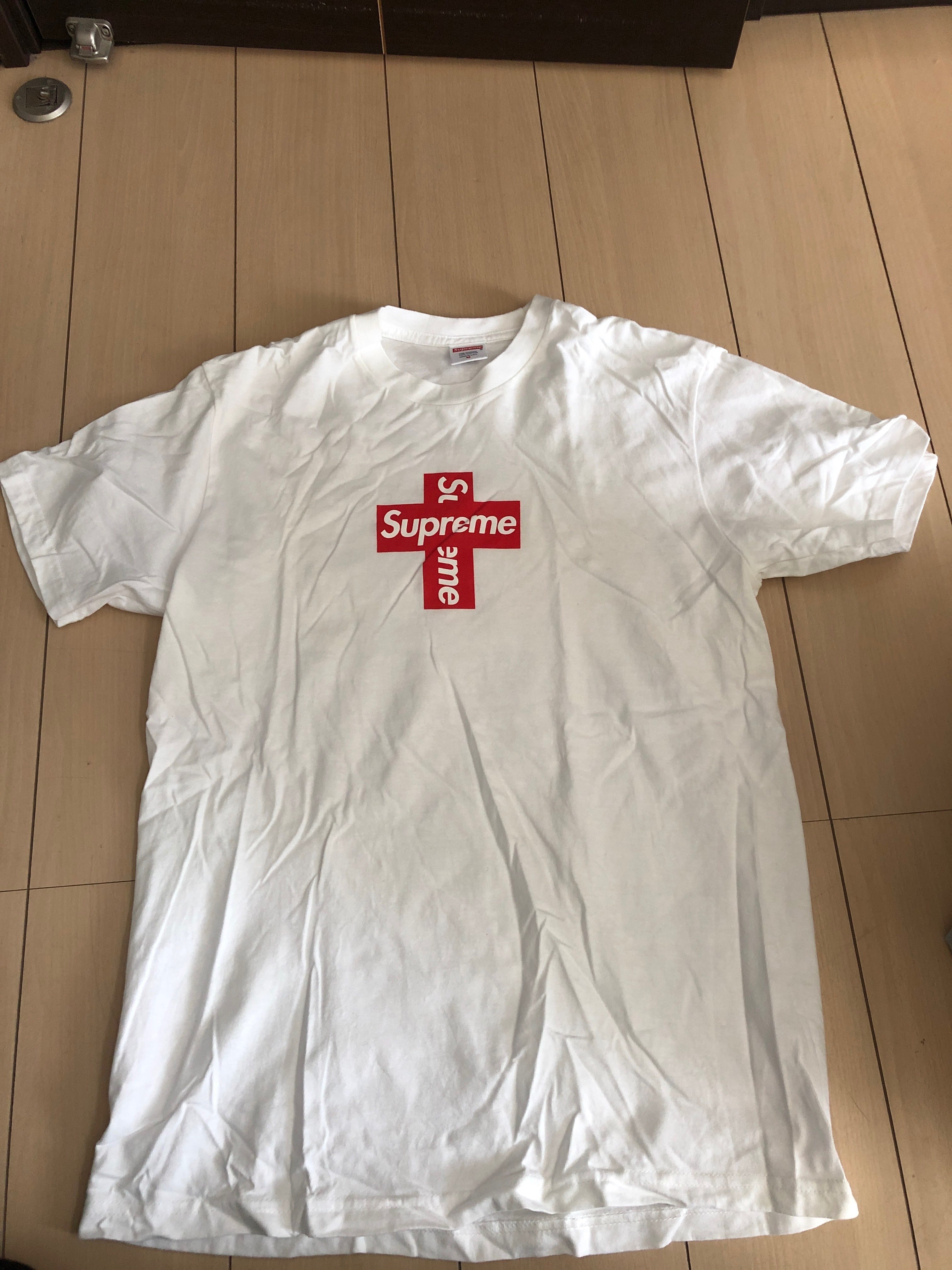 Supreme Cross Box Logo Tee "White"