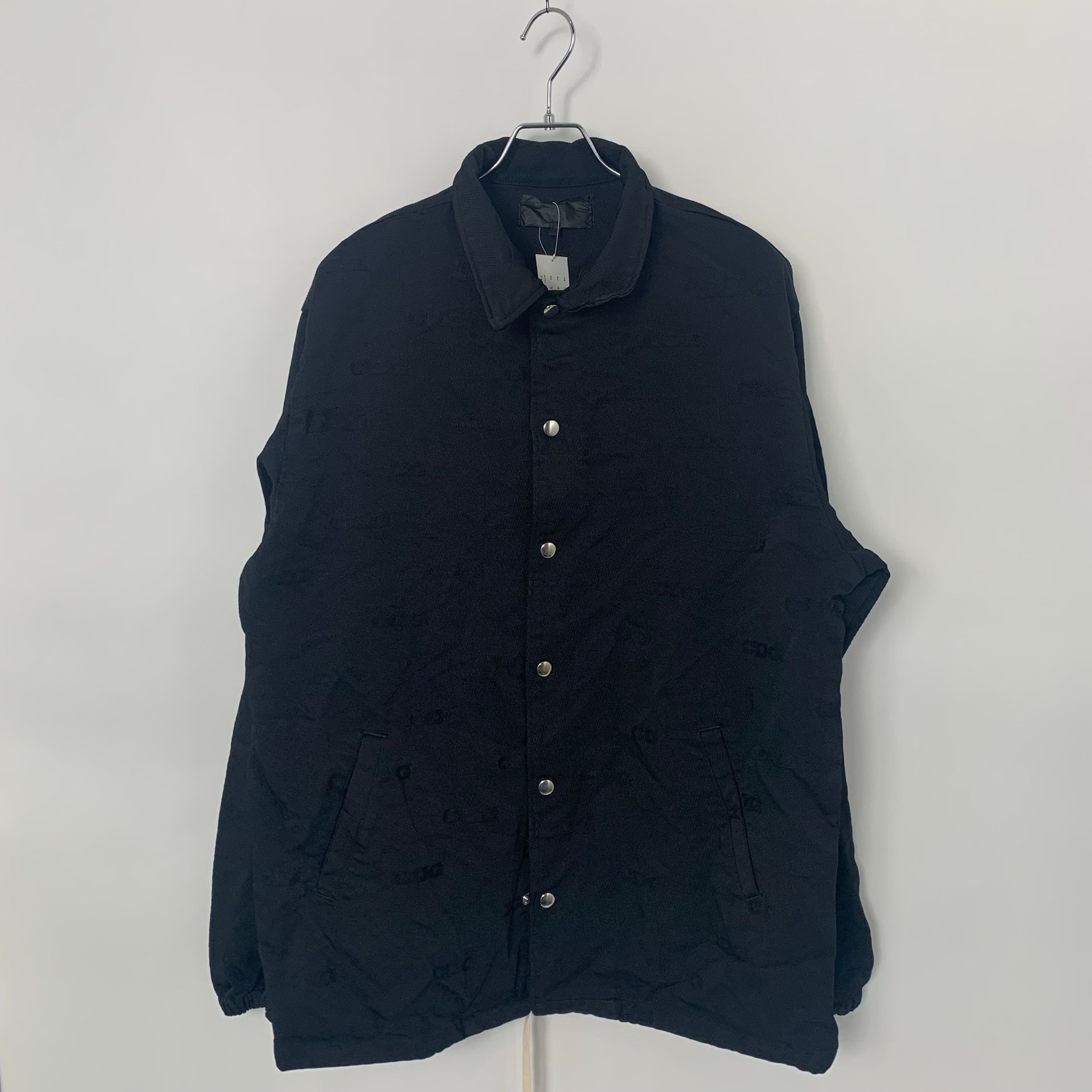 Comme des Garcons CDG Jacquard Coach Jacket "Black"