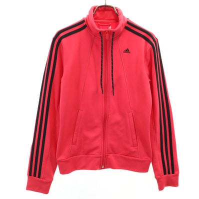 adidas アディダス トラックジャケット L レッド系