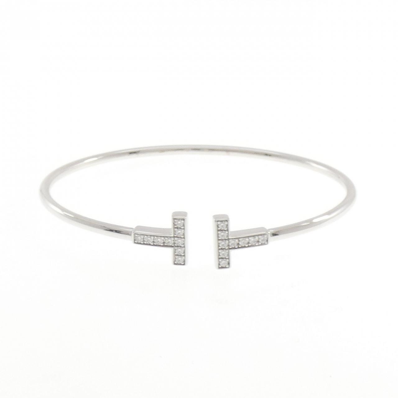 ティファニー Tワイヤー バングル 0.24CT