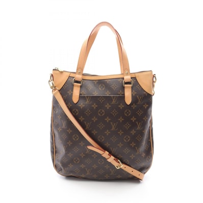 ルイ・ヴィトン LOUIS VUITTON オデオンGM ハンドバッグ バッグ PVCコーティングキャンバス レザー モノグラム レディース ブラウン系 M56388 【中古】