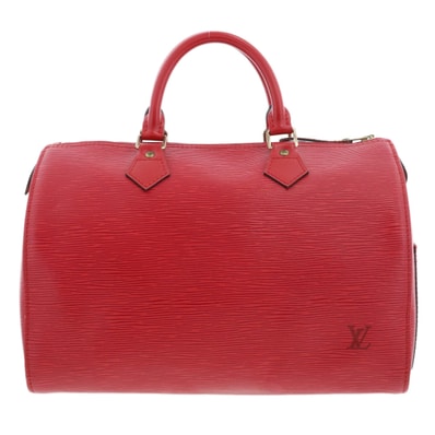 LOUIS VUITTON ルイ・ヴィトン スピーディ 30 ハンドバッグ M43007 エピレザー レッド レディース【中古】