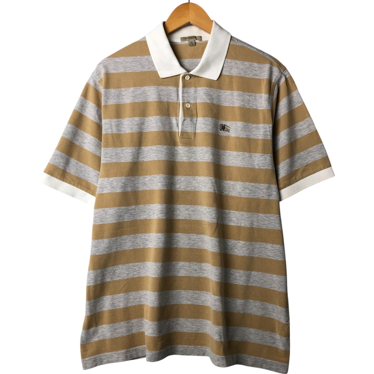 古着 バーバリー Burberry's BURBERRYS LONDON 半袖 ボーダー ポロシャツ メンズXL相当/eaa561390