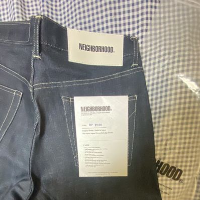 NEIGHBORHOOD Rigid Denim DP Wide Pants "Indigo"