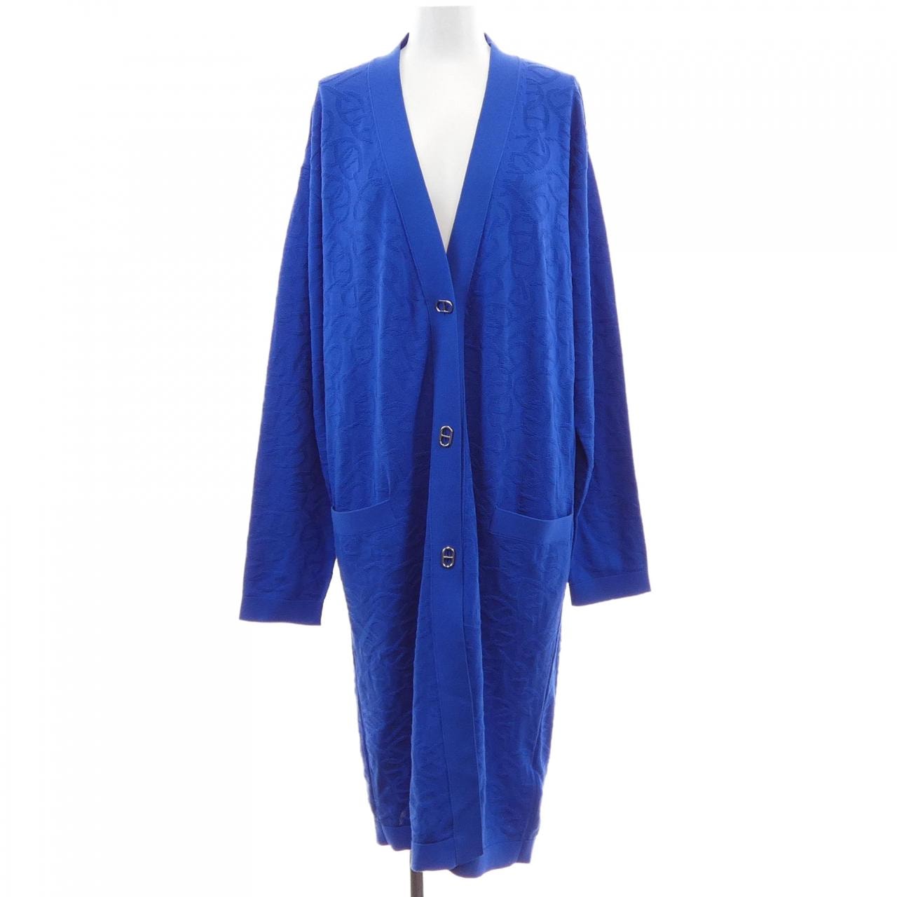 エルメス HERMES NAOUSSA CHAINE CHAINE D'ANCRE 4E2732DC ロングカーディガン