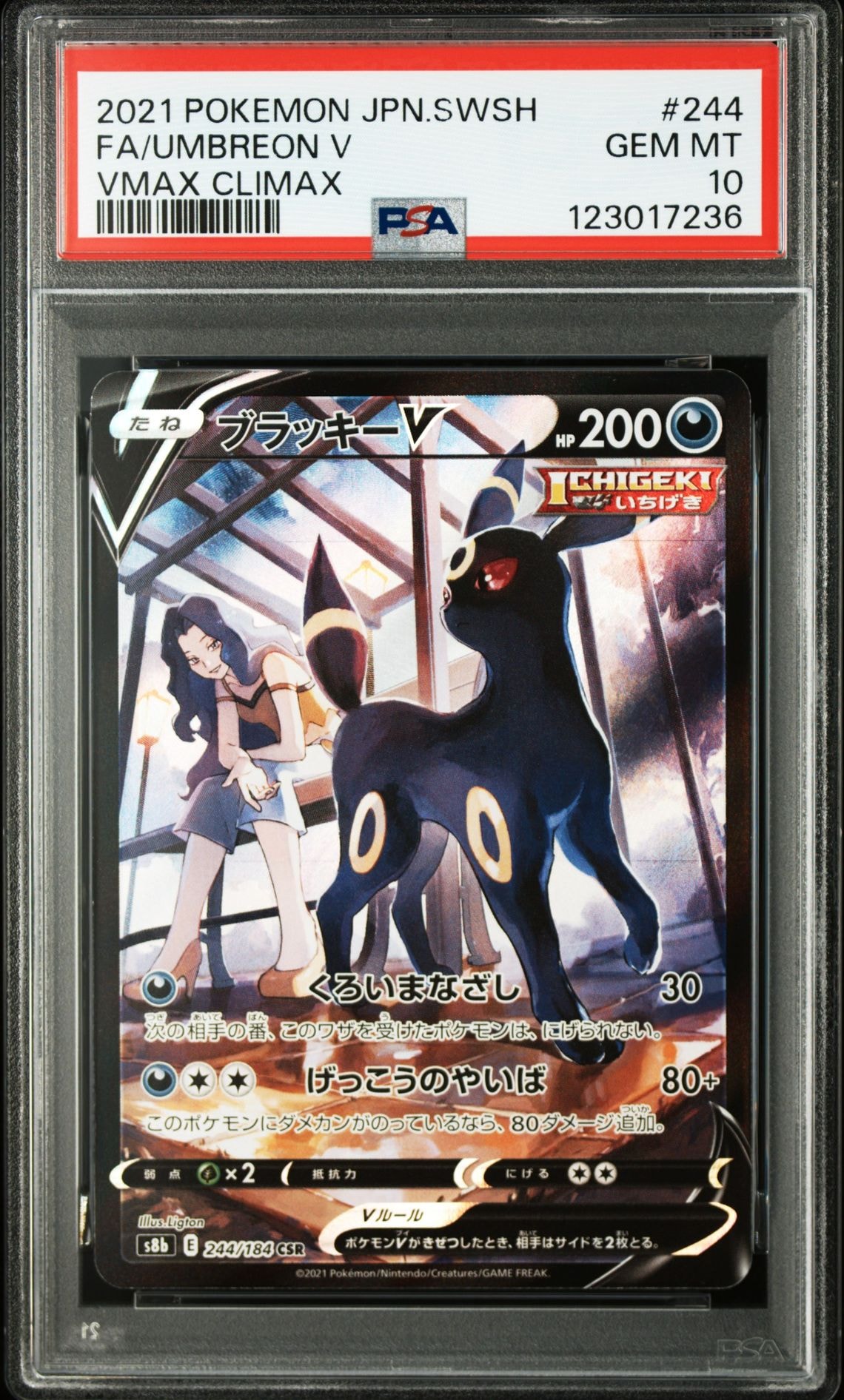 ブラッキーV CSR[S8b 244/184](ハイクラスパック「VMAXクライマックス」)