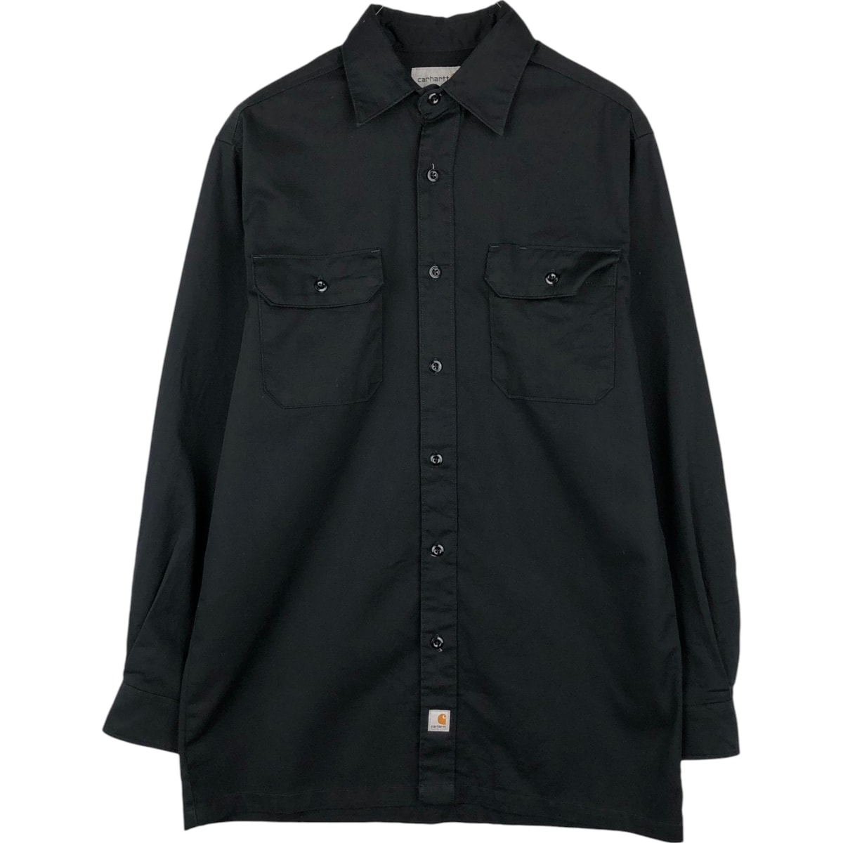 古着 カーハート Carhartt 長袖 ワークシャツ メンズM相当/eaa643476