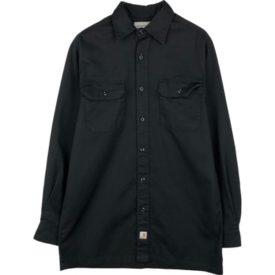 古着 カーハート Carhartt 長袖 ワークシャツ メンズM相当/eaa643476