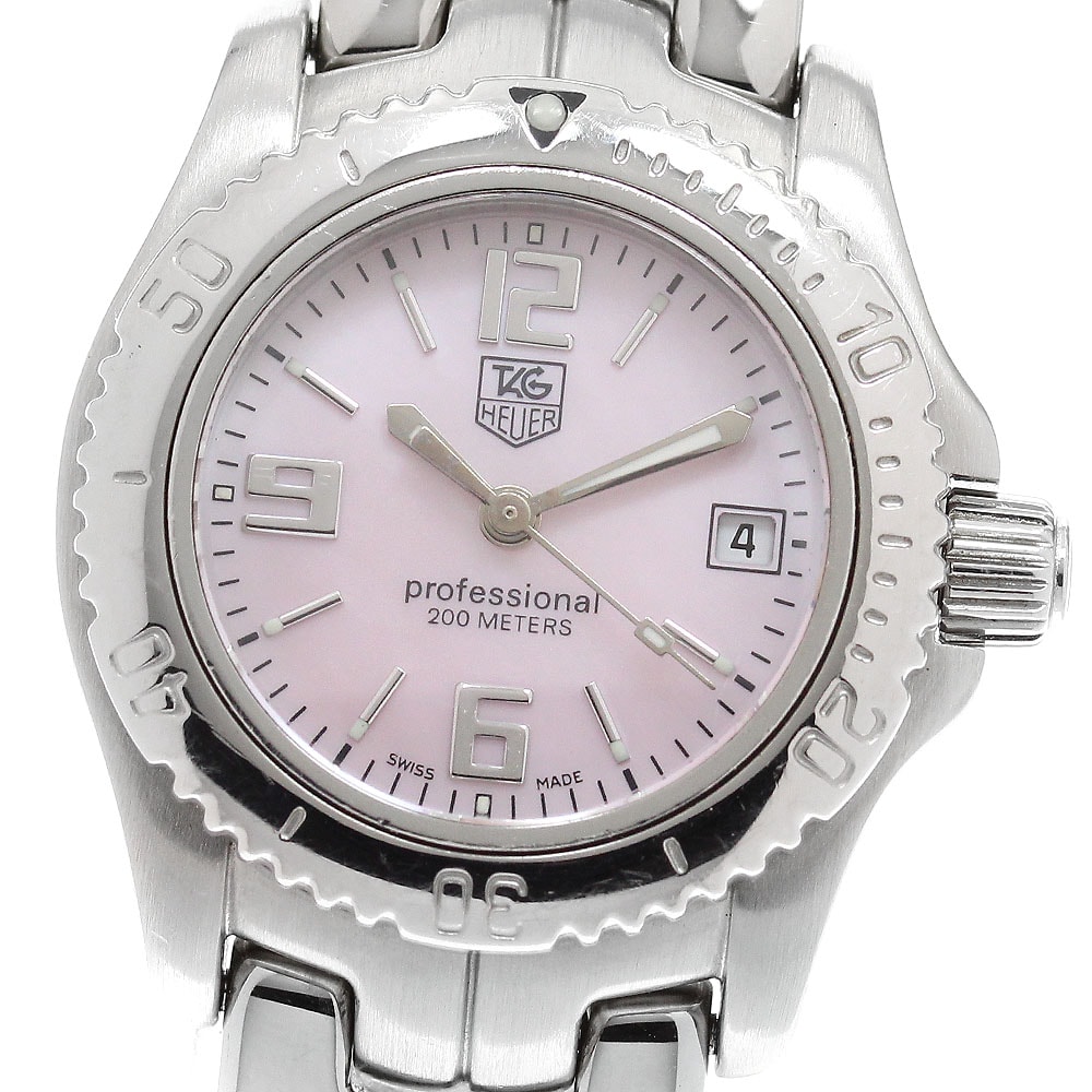 ★保 タグホイヤー リンク デイト WT141F レディース 【中古】