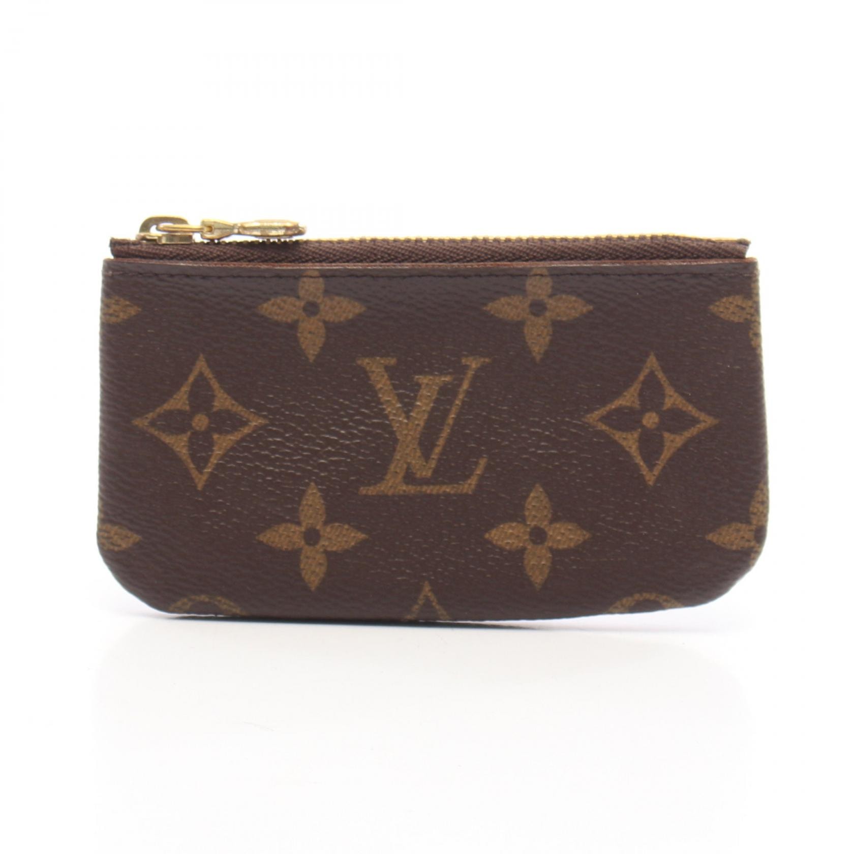 ルイ・ヴィトン LOUIS VUITTON ポシェットクレ モノグラム コインケース 財布 PVC メンズ レディース ブラウン系 M62650 【中古】