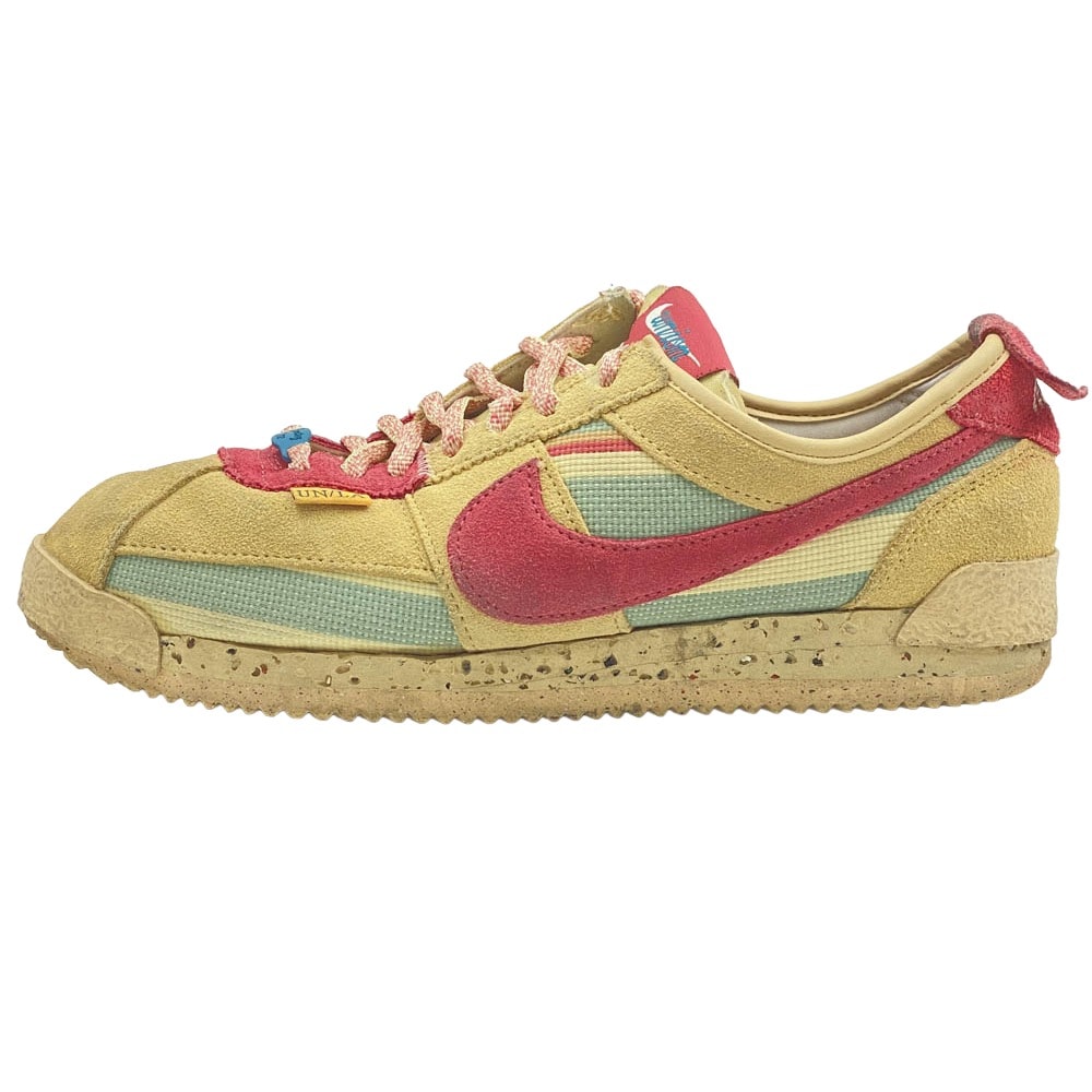 NIKE ナイキ スニーカー DR1413-200 × UNION ユニオン Cortez Red Beige コルテッツ ローカット スニーカー ベージュ系 ピンク系 26.5cm【中古】