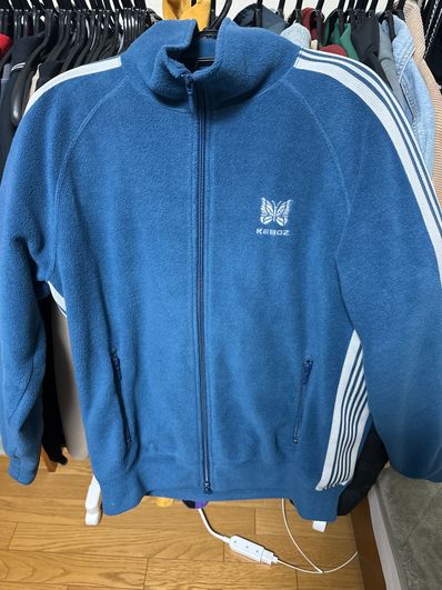 KEBOZ x NEEDLES Fleece Track Jacket "Orange/Black"