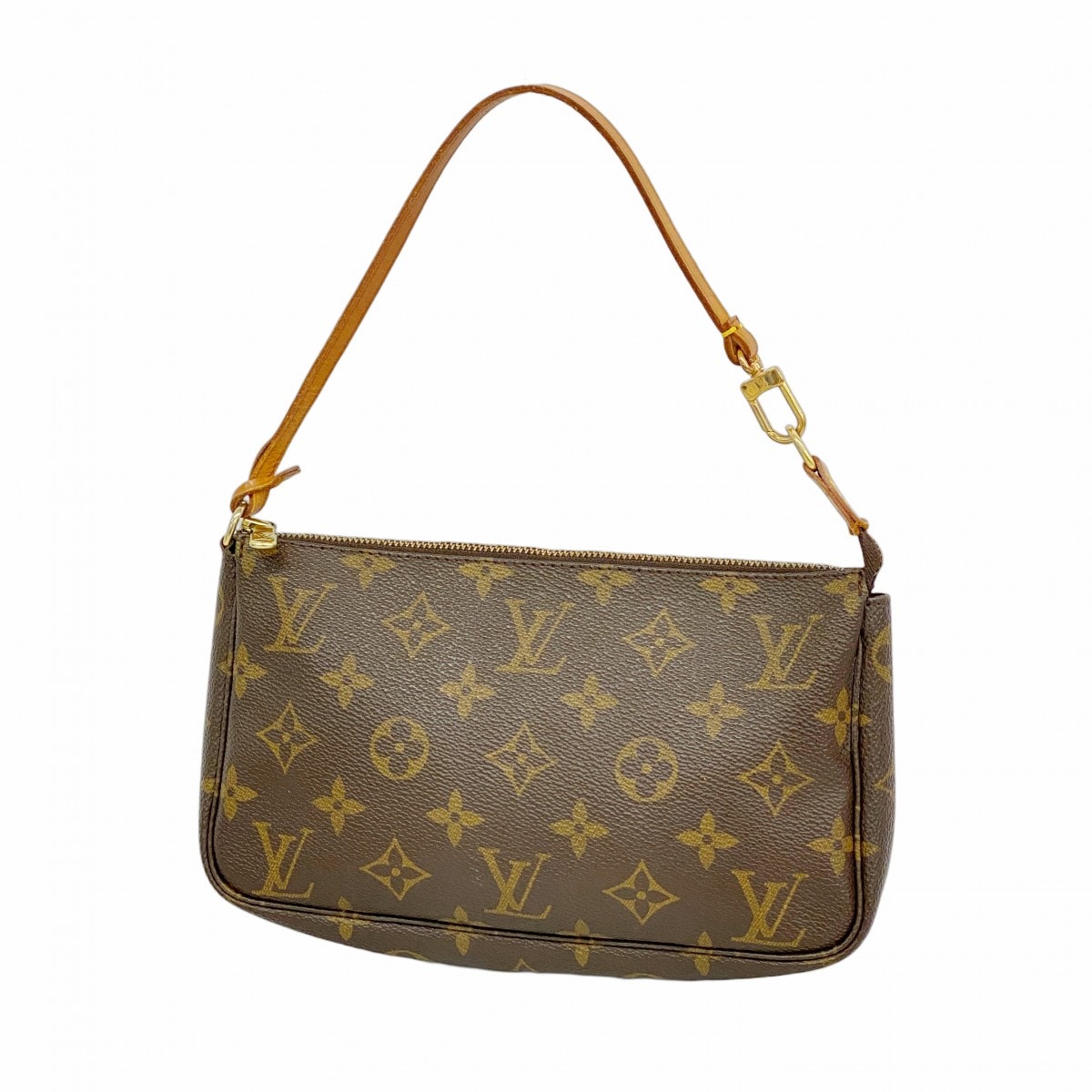 【6dc2489】ルイヴィトン ポーチ モノグラム ポシェットアクセソワール M51980 ブラウン【中古】レディース