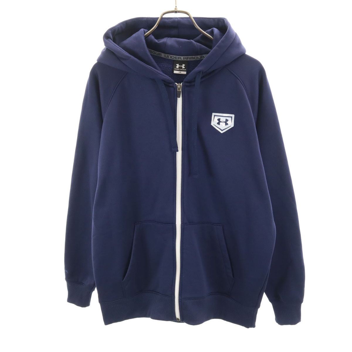 UNDER ARMOUR アンダーアーマー 長袖 ジップパーカー L ネイビー