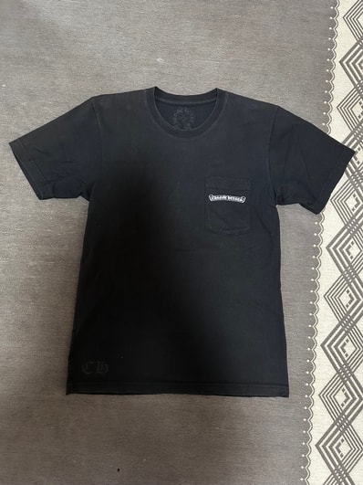 Chrome Hearts Scroll Label Back Arche Logo T-Shirt "Black"