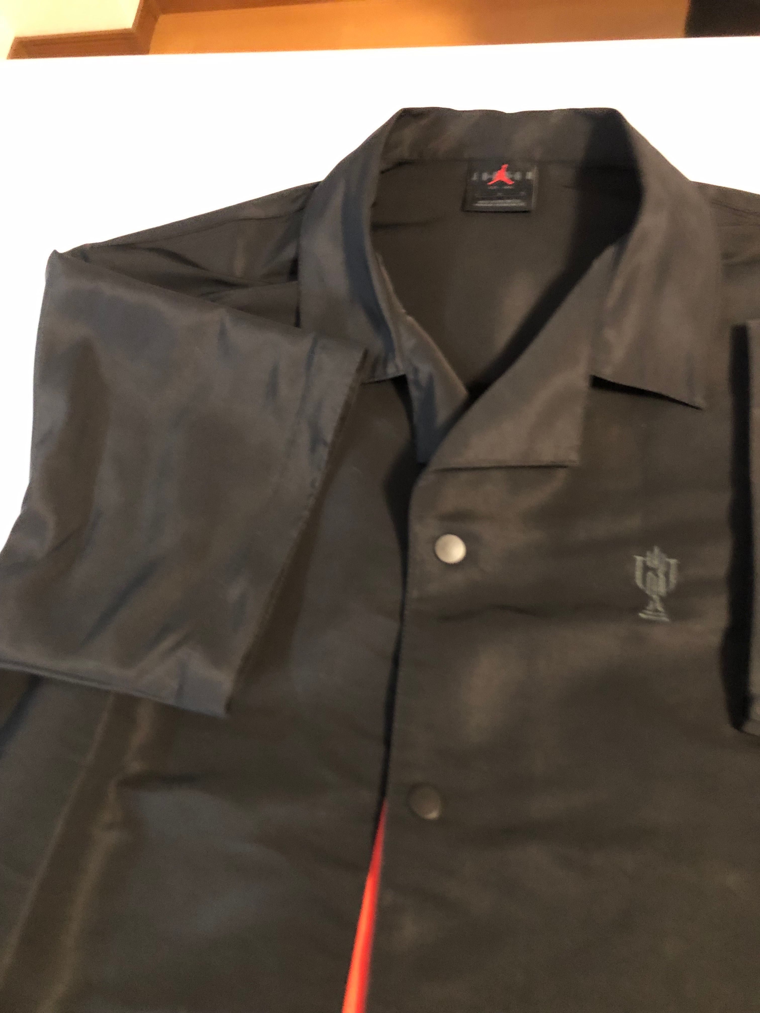 Nike Jordan x Trophy Room Men's Warm Up Shirt "Black"