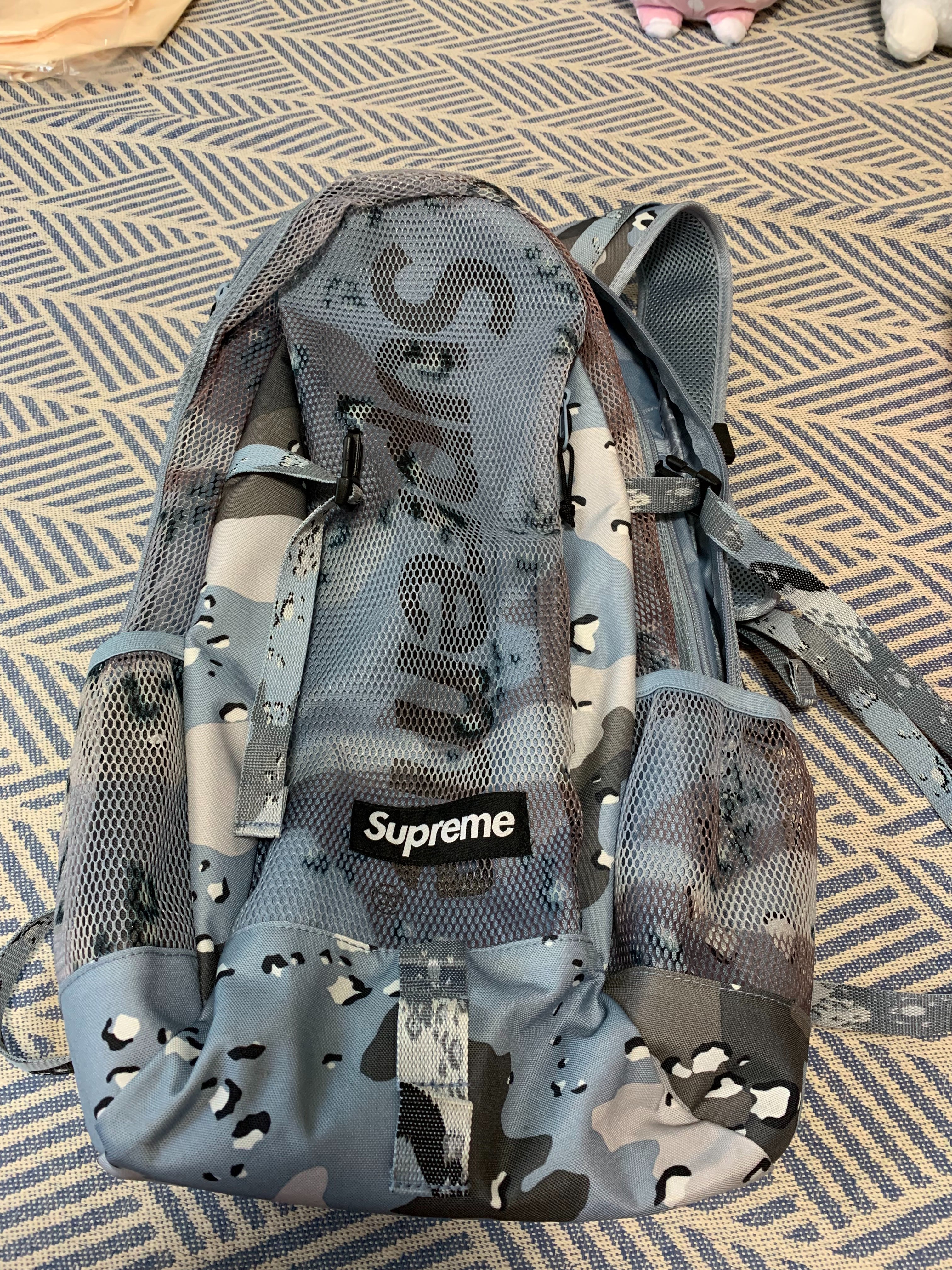 Supreme 20SS Backpack "Camo Blue"
