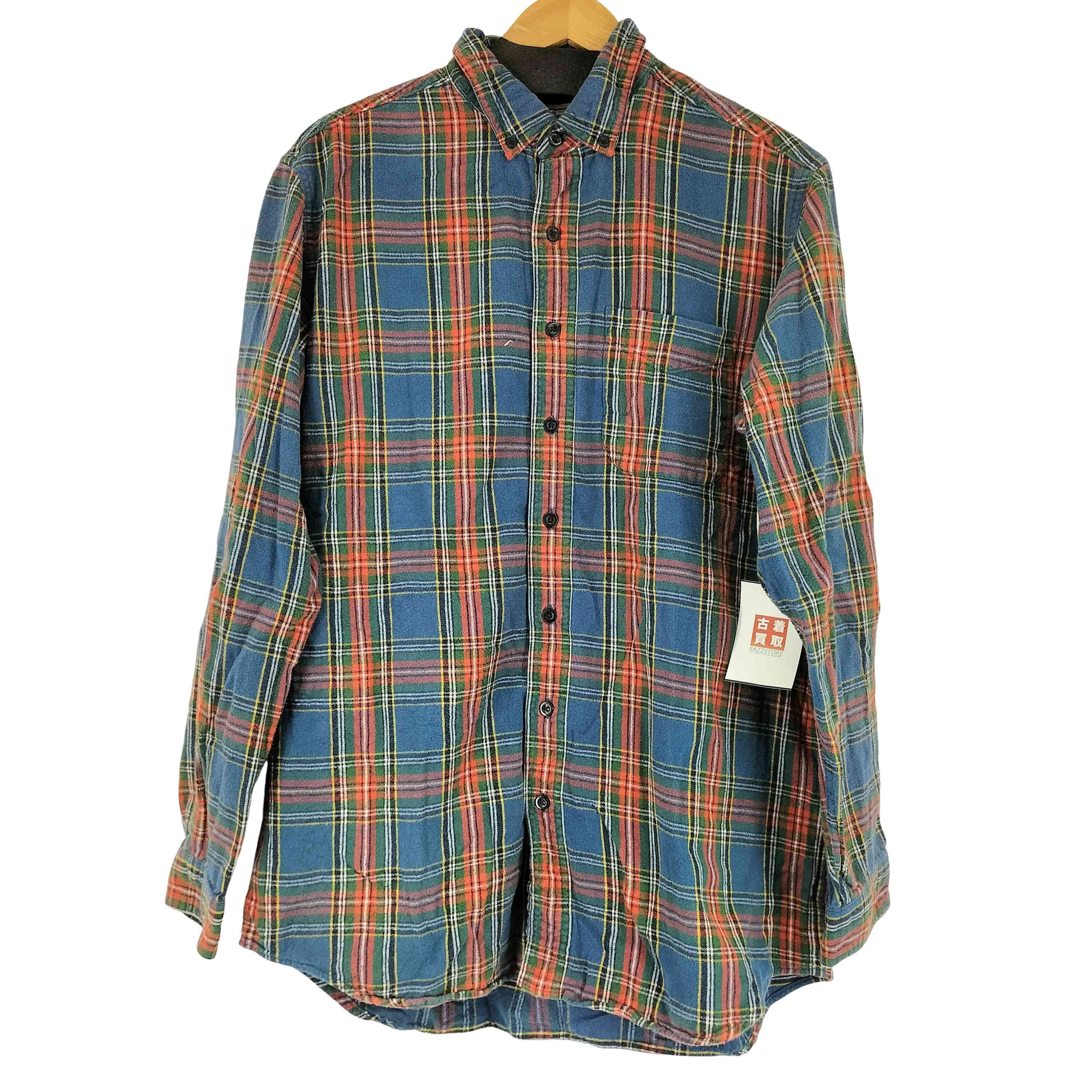 00S TRADITIONAL FIT BD L/S チェックネルシャツ【1141655104527】