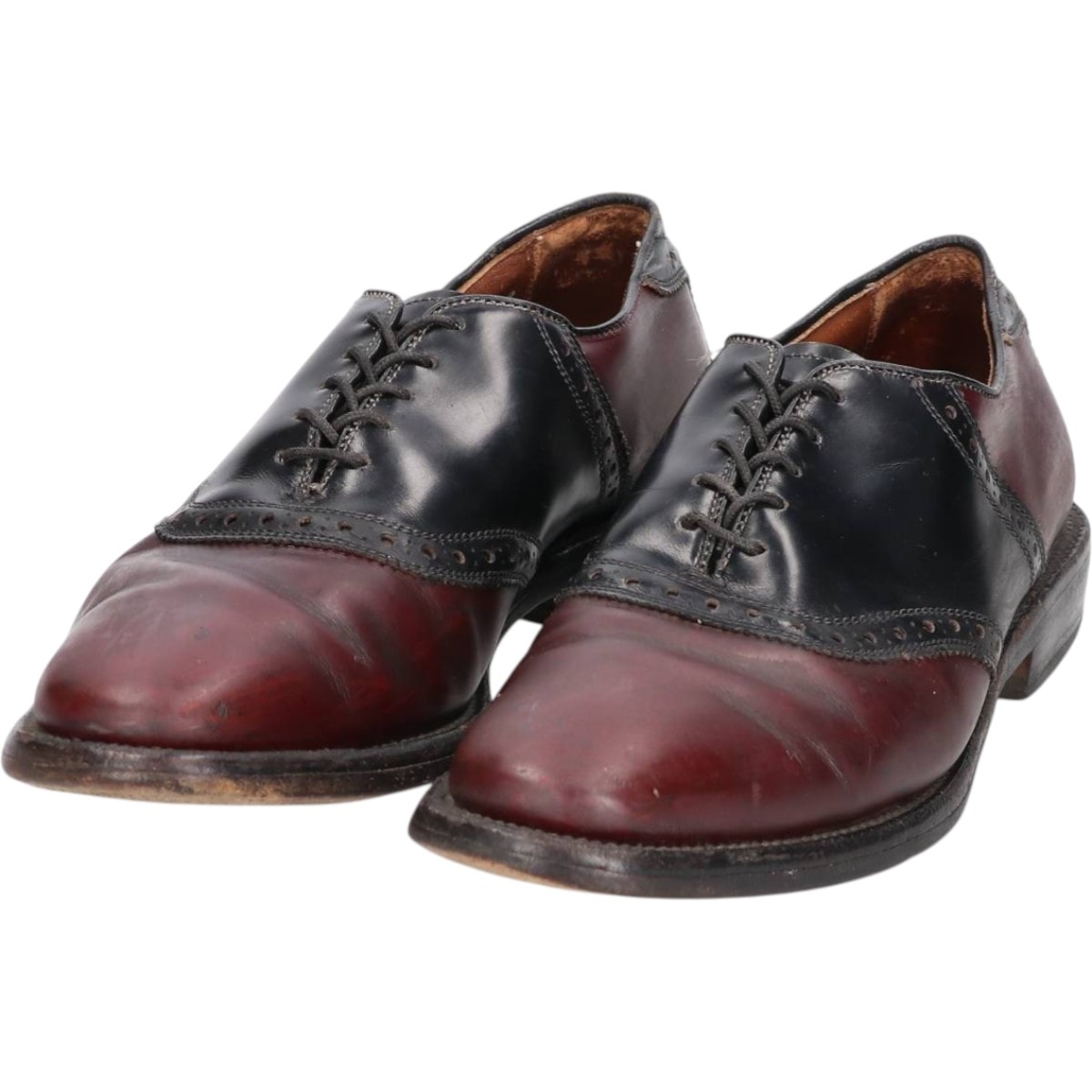 古着 アレンエドモンズ ALLEN EDMONDS サドルシューズ USA製 8B メンズ26.0cm相当/saa014956