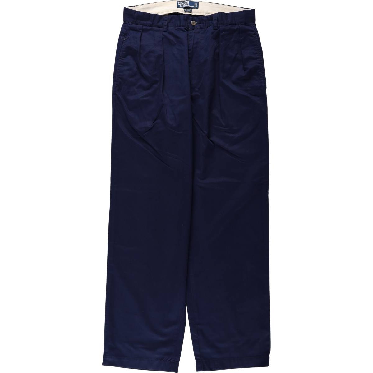 古着 ラルフローレン Ralph Lauren POLO by Ralph Lauren ANDREW PANT ツータック チノパンツ メンズw32相当/eaa680751