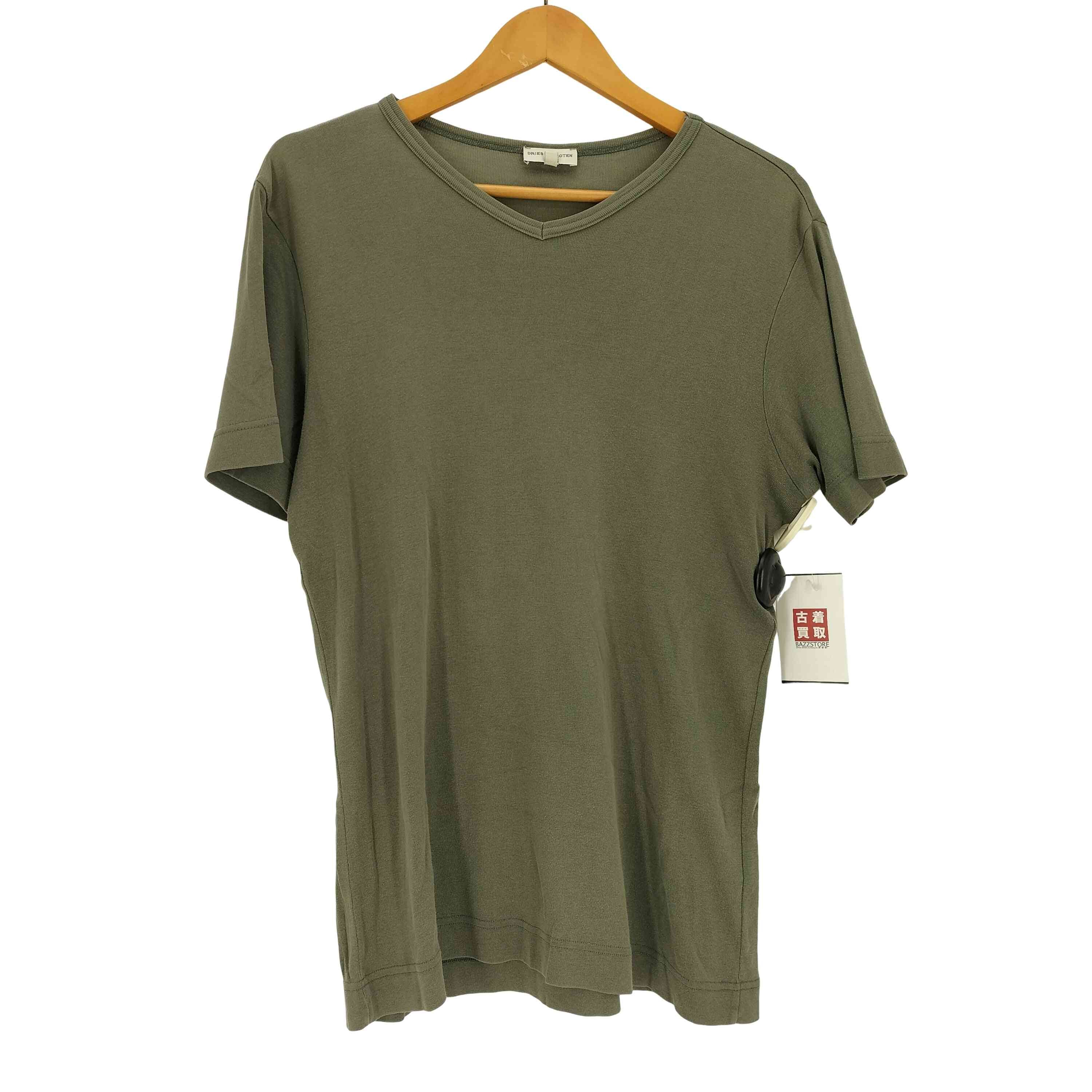 90S~00S Vネック ストレッチ Tシャツ【1142829508936】