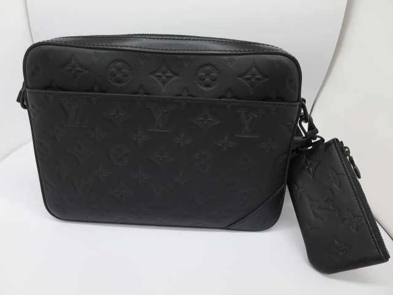 Louis Vuitton Duo Messenger Monogram Shadow "Noir"