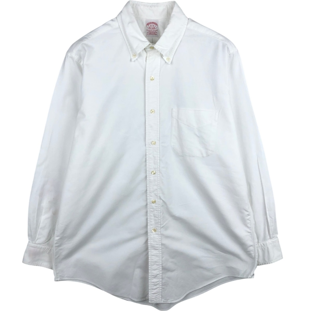 古着 ブルックスブラザーズ Brooks Brothers Est.1818 長袖 ボタンダウンシャツ USA製 メンズL相当/eaa625286