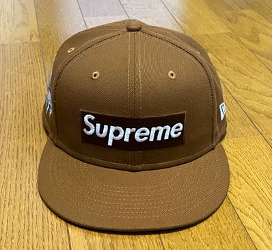 Supreme Money Box Logo New Era "Brown"