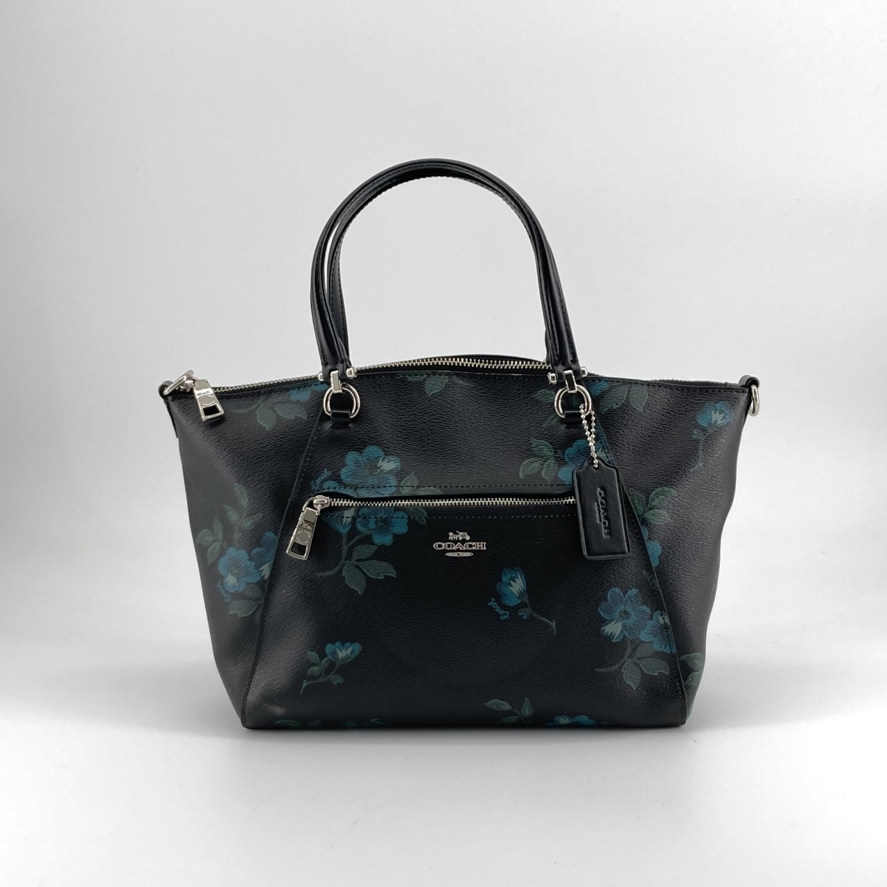 COACH(コーチ) プレーリーサッチェル 2WAY レザー F80004 ハンドバッグ ブラック