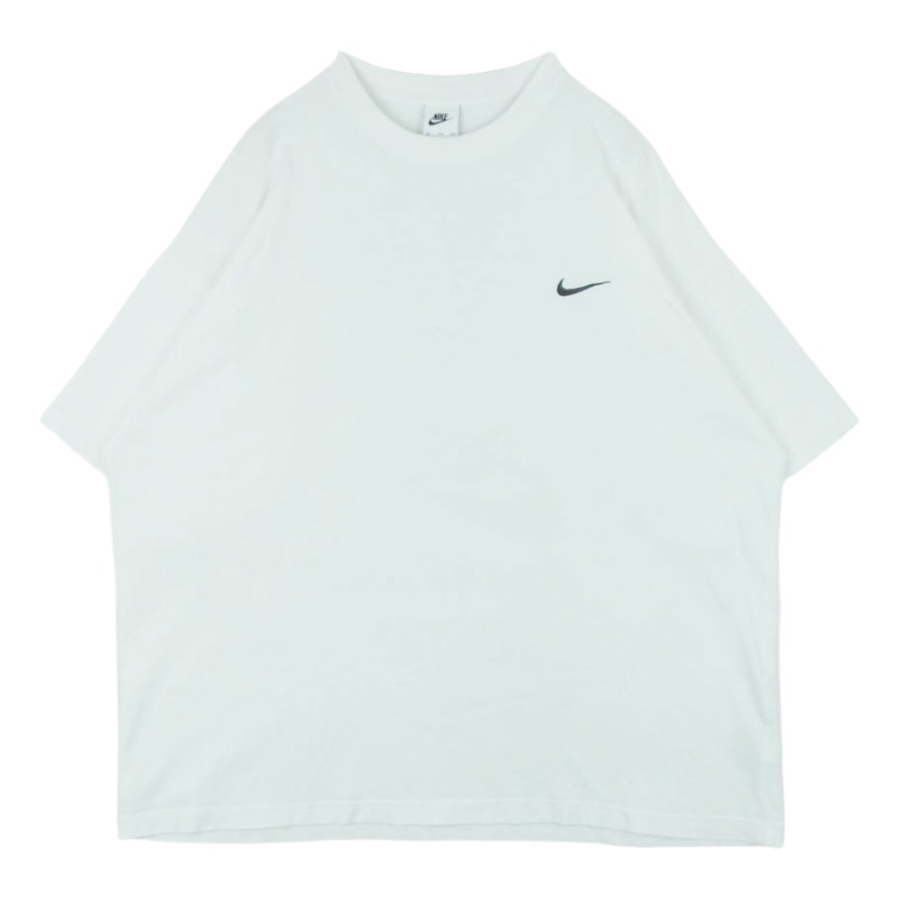 NIKE ナイキ DV1774-100 STUSSY Mens T-Shirt ステューシー 刺繍 ロゴ プリント Tシャツ 半袖 カットソー ホワイト系 XXL【中古】