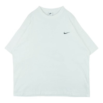 NIKE ナイキ DV1774-100 STUSSY Mens T-Shirt ステューシー 刺繍 ロゴ プリント Tシャツ 半袖 カットソー ホワイト系 XXL【中古】