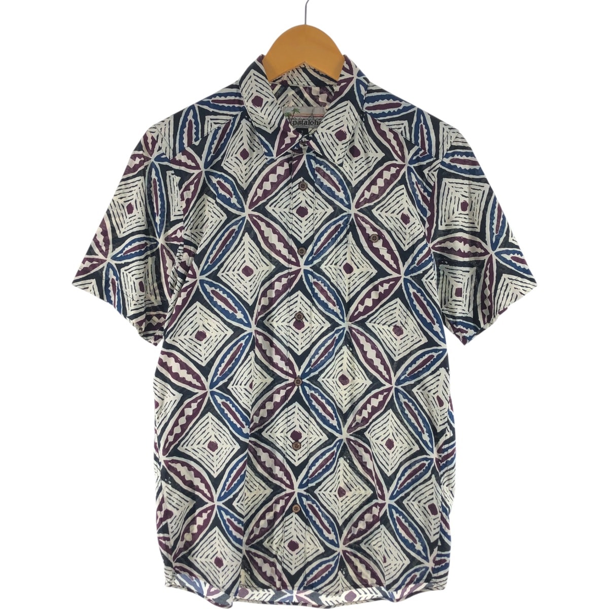 古着 パタゴニア Patagonia pataloha パタロハ 52560SP16 総柄 ハワイアンアロハシャツ ボックスシャツ メンズS相当/eaa556245