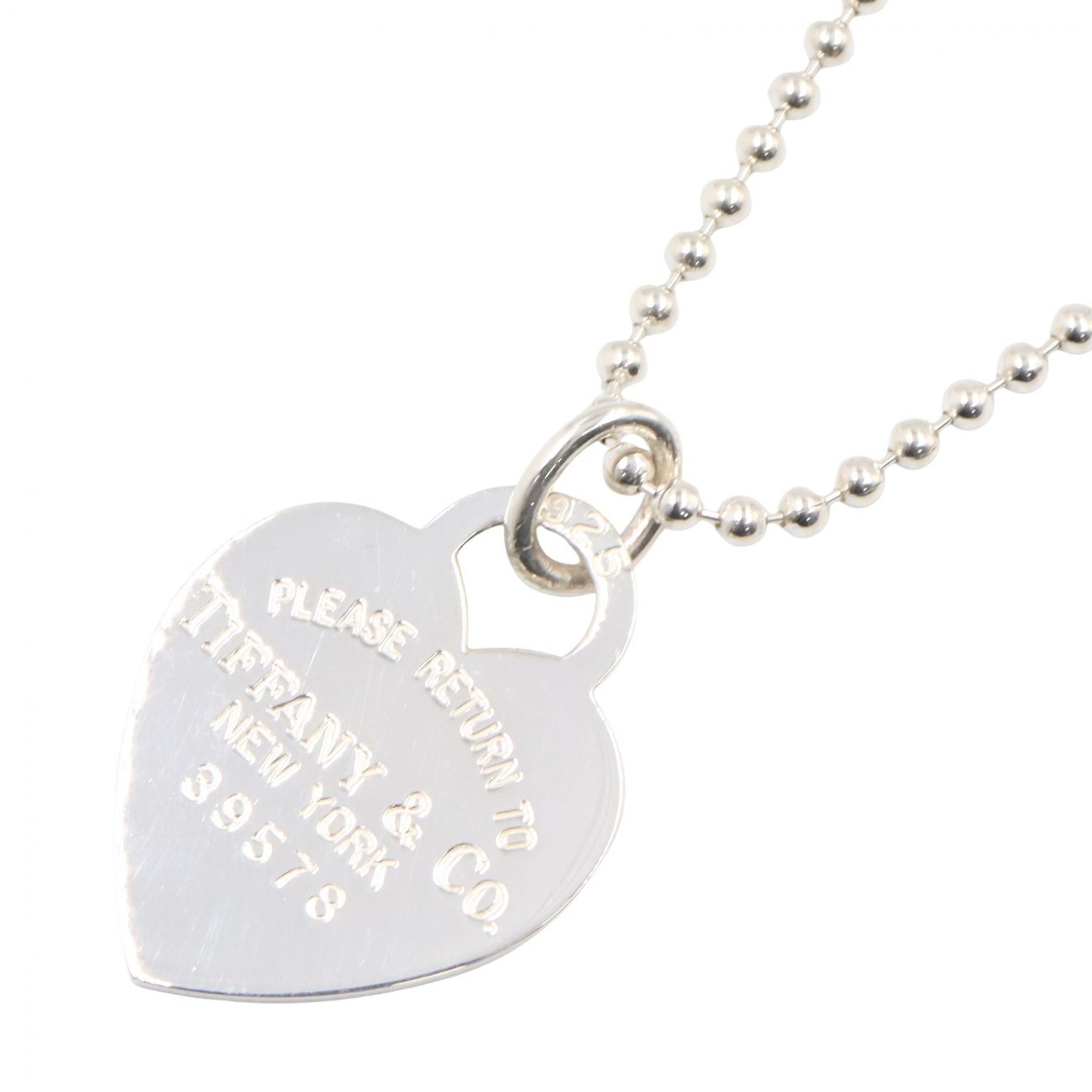 ティファニー TIFFANY&CO リターントゥ ネックレス ネックレス ジュエリー シルバー925 レディース シルバー系 【中古】